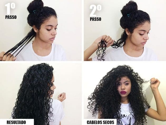 Como Fazer Cachos Ou Ondas Sozinha T Cnicas Passo A Passo