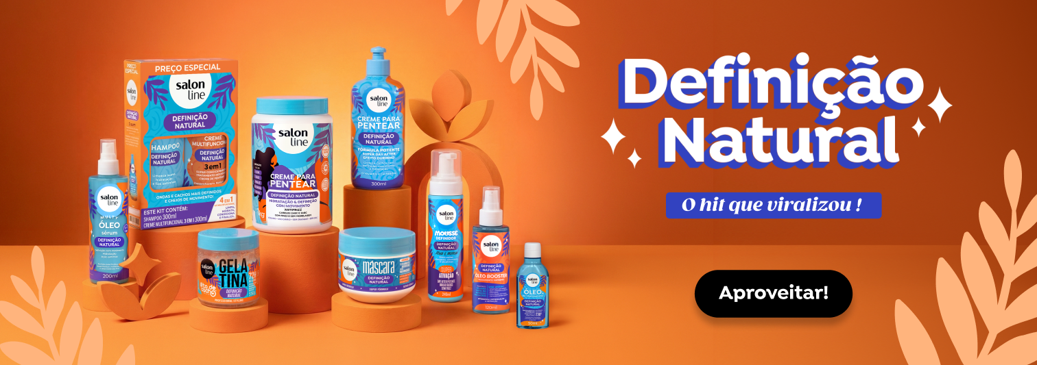 Banner Definição Natural Salon Line