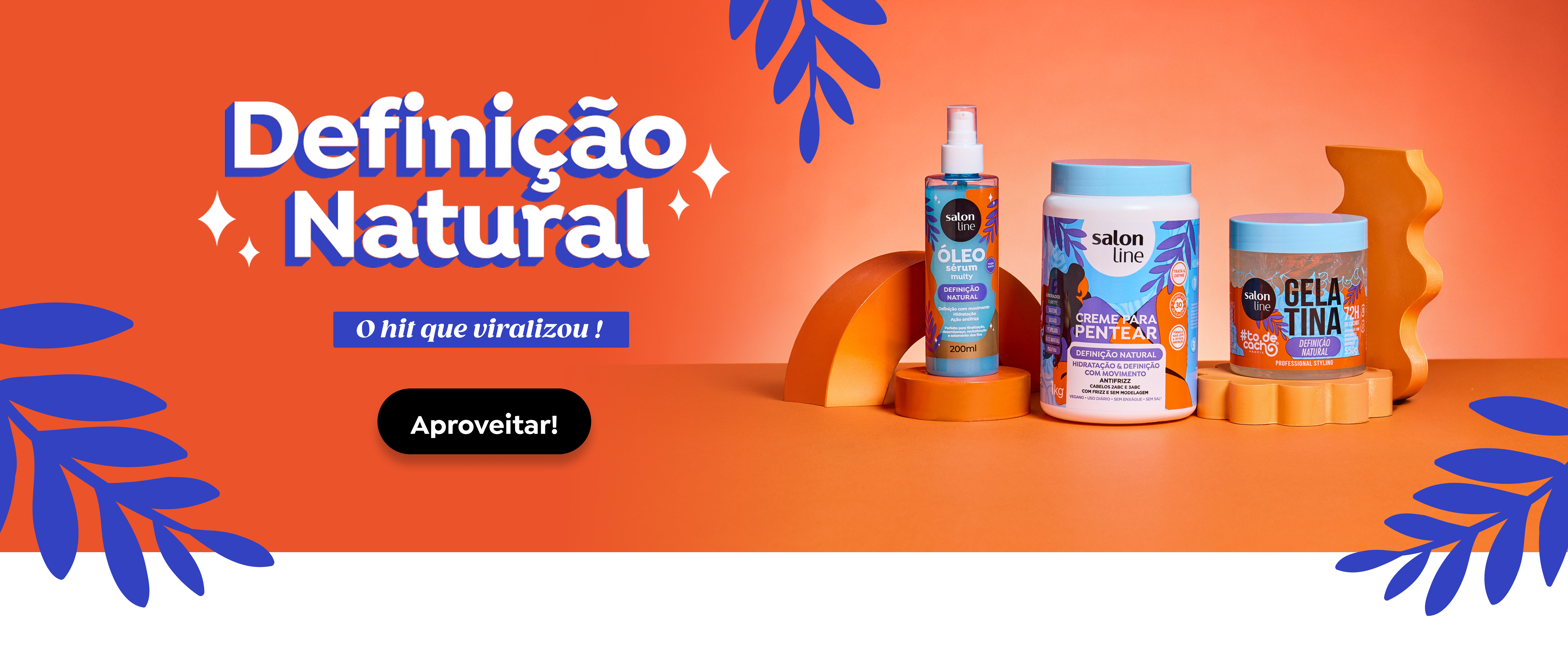 Banner Definição Natural Salon Line