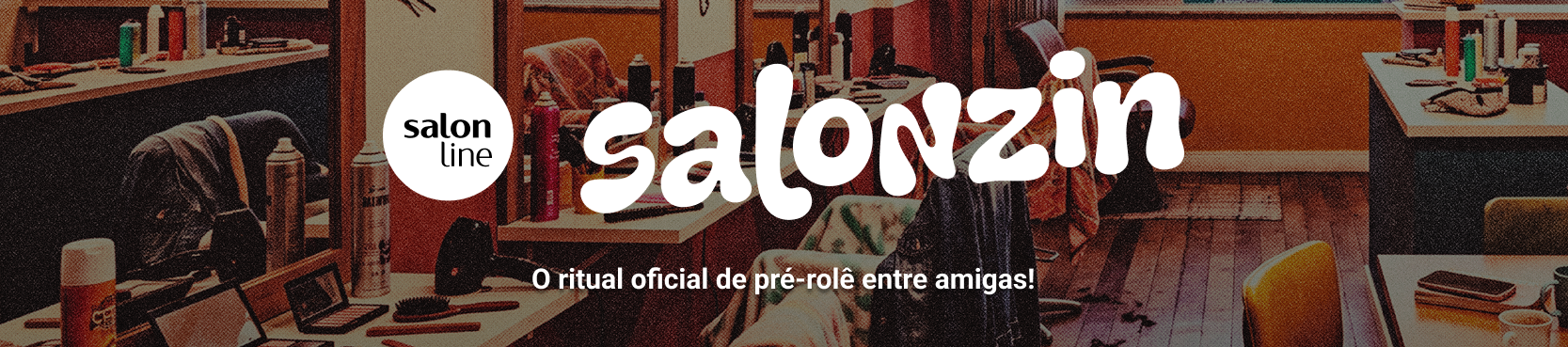 Salonzin: amigas se preparando juntas para um pré-rolê