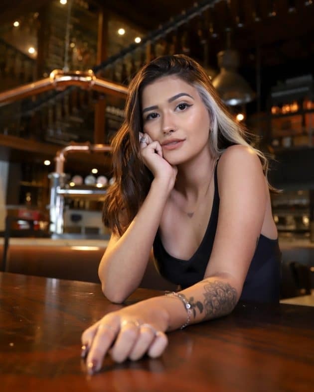 Cabelo bicolor visual