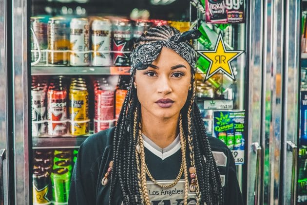 Trança box braids tendência