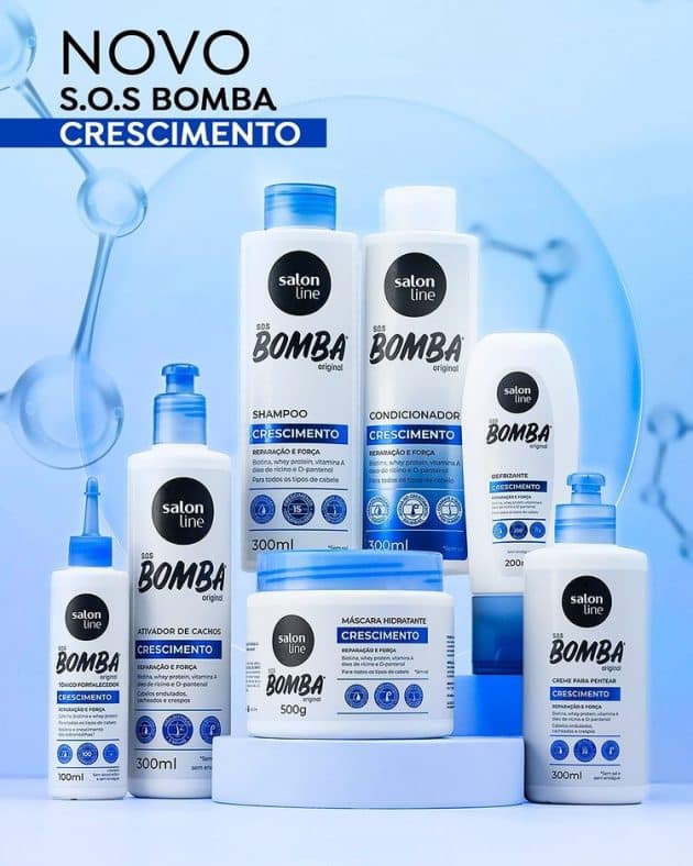 Linha Sos Bomba Original Shampoo 300 Ml Sos Bomb Original 7029