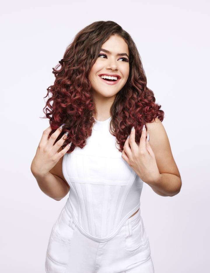 maisa silva cabelo cacheado vermelho