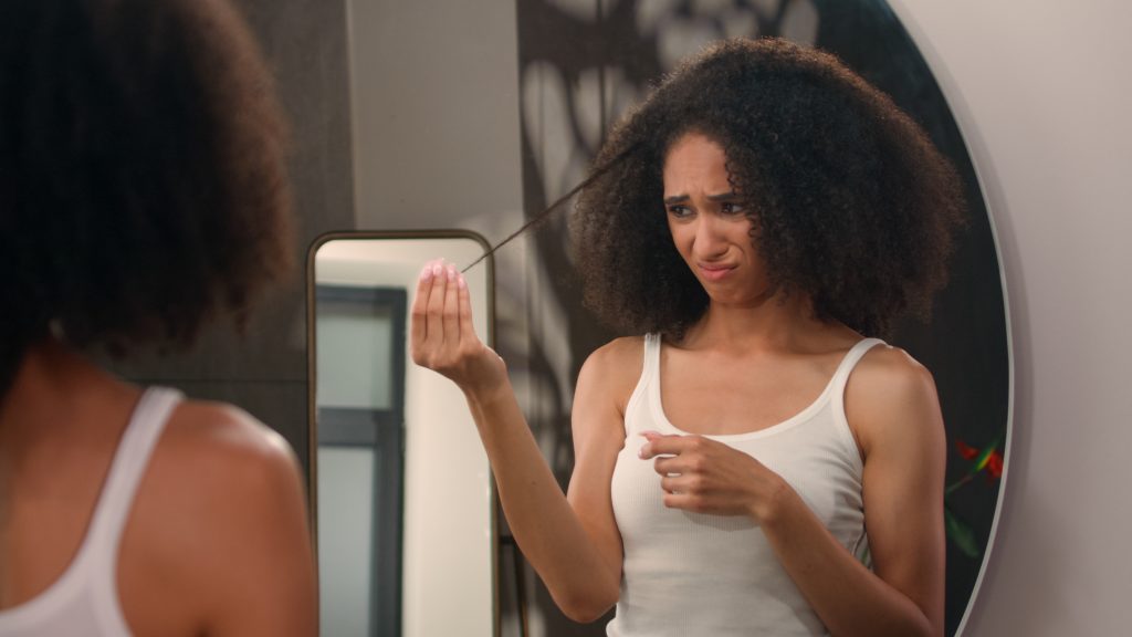 recuperar cabelo ressecado